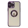 Apple İphone 12 Pro Kılıf Slot Silikon - Mor