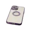 Apple İphone 12 Pro Kılıf Slot Silikon - Mor