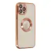 Apple İphone 12 Pro Kılıf Slot Silikon - Rose Gold