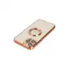 Apple İphone 12 Pro Kılıf Slot Silikon - Rose Gold