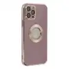 Apple İphone 12 Pro Kılıf Store Silikon - Mor