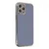 Apple İphone 12 Pro Kılıf Volet Silikon - Mavi