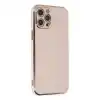 Apple İphone 12 Pro Kılıf Volet Silikon - Pembe