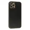 Apple İphone 12 Pro Max Kılıf Coco Karbon Silikon - Siyah