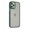 Apple İphone 12 Pro Max Kılıf Dora Kapak - Haki Yeşil