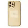 Apple İphone 12 Pro Max Kılıf Element Silikon - Gold