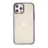 Apple İphone 12 Pro Max Kılıf Element Silikon - Mor