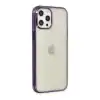 Apple İphone 12 Pro Max Kılıf Element Silikon - Mor