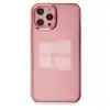Apple İphone 12 Pro Max Kılıf Element Silikon - Pembe