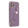 Apple İphone 12 Pro Max Kılıf Esila Silikon - Mor