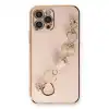 Apple İphone 12 Pro Max Kılıf Esila Silikon - Pudra