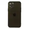 Apple İphone 12 Pro Max Kılıf Fly Lens Silikon - Siyah