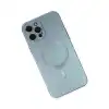 Apple İphone 12 Pro Max Kılıf Moshi Lens Magneticsafe Silikon - Sierra Blue