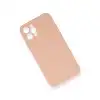 Apple İphone 12 Pro Max Kılıf Nano İçi Kadife Silikon - Pudra