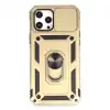 Apple İphone 12 Pro Max Kılıf Pars Lens Yüzüklü Silikon - Gold