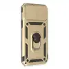Apple İphone 12 Pro Max Kılıf Pars Lens Yüzüklü Silikon - Gold