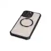Apple İphone 12 Pro Max Kılıf Prag Magneticsafe Kapak - Siyah