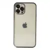 Apple İphone 12 Pro Max Kılıf Razer Lensli Silikon - Siyah
