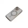 Apple İphone 13 Kılıf Joke Simli Magneticsafe Kılıf - Gold