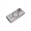 Apple İphone 13 Kılıf Joke Simli Magneticsafe Kılıf - Pembe
