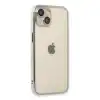 Apple İphone 13 Kılıf Razer Lensli Silikon - Gümüş