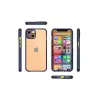 Apple İphone 13 Mini Kılıf Miami Şeffaf Silikon - Lacivert