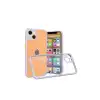 Apple İphone 13 Mini Kılıf Miami Şeffaf Silikon - Lila