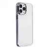Apple İphone 13 Pro Kılıf Element Silikon - Mor