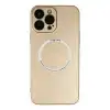 Apple İphone 13 Pro Kılıf Jack Magneticsafe Lens Silikon - Gold