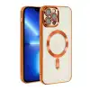 Apple İphone 13 Pro Kılıf Kross Magneticsafe Kapak - Turuncu