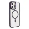 Apple İphone 13 Pro Kılıf Room Magneticsafe Silikon - Derin Mor