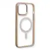 Apple İphone 13 Pro Kılıf Room Magneticsafe Silikon - Pudra
