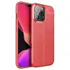 Apple İphone 13 Pro Max Kılıf Auto Focus Kapak - Kırmızı