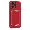 Apple İphone 13 Pro Max Kılıf Coco Elit Kapak - Kırmızı