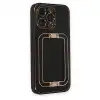 Apple İphone 13 Pro Max Kılıf Coco Elit Kapak - Siyah