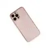 Apple İphone 13 Pro Max Kılıf Coco Karbon Silikon - Pembe