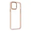 Apple İphone 13 Pro Max Kılıf Dora Kapak - Pudra