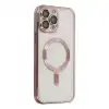 Apple İphone 13 Pro Max Kılıf Kross Magneticsafe Kapak - Rose