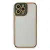 Apple İphone 13 Pro Max Kılıf Liva Lens Silikon - Yeşil