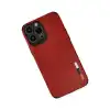 Apple İphone 13 Pro Max Kılıf Loop Deri Silikon - Kırmızı