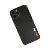 Apple İphone 13 Pro Max Kılıf Loop Deri Silikon - Siyah