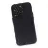 Apple İphone 13 Pro Max Kılıf Luko Lens Silikon - Siyah