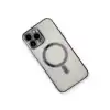 Apple İphone 13 Pro Max Kılıf Magneticsafe Lazer Silikon - Mor