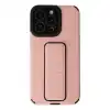 Apple İphone 13 Pro Max Kılıf Mega Standlı Silikon - Pudra