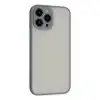 Apple İphone 13 Pro Max Kılıf Montreal Silikon Kapak - Gri