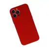 Apple İphone 13 Pro Max Kılıf Nano İçi Kadife Silikon - Kırmızı