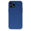 Apple İphone 13 Pro Max Kılıf Nano İçi Kadife Silikon - Lacivert
