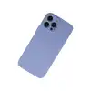 Apple İphone 13 Pro Max Kılıf Nano İçi Kadife Silikon - Lila