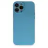 Apple İphone 13 Pro Max Kılıf Nano İçi Kadife Silikon - Mavi