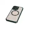 Apple İphone 13 Pro Max Kılıf Prag Magneticsafe Kapak - Koyu Yeşil